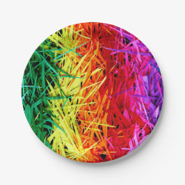Bunte abstrakte Kunst Pappteller