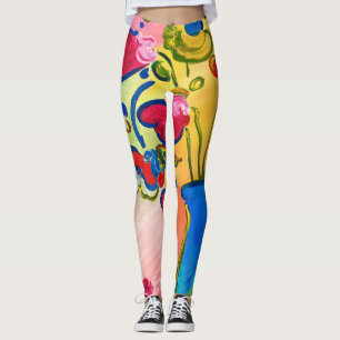 Bunte abstrakte Leggings