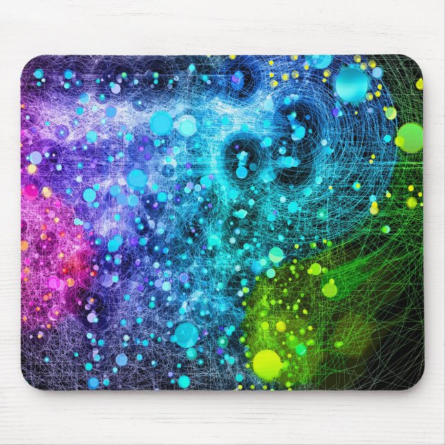 Bunte abstrakte Mausunterlage Mousepad (Vorne)