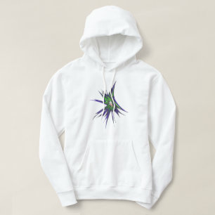 Bunte abstrakte Stammes-Tattoo-Kunst explodiert Hoodie