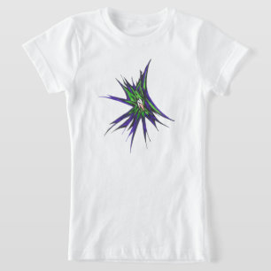 Bunte abstrakte Stammes-Tattoo-Kunst platzt hervor T-Shirt
