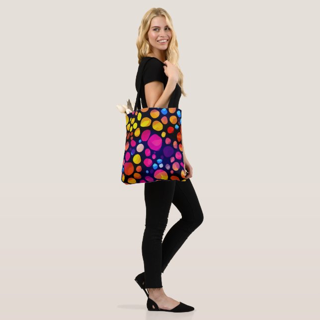 Bunte Abstraktion Tasche (Am Model)