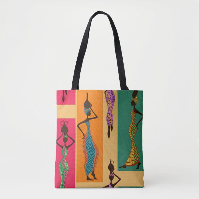 Bunte afrikanische Damen Tasche (Vorderseite)
