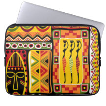 Bunte afrikanische Muster-Druck-Collage