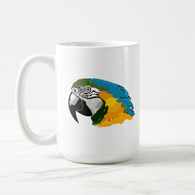 Bunte Aramug Kaffeetasse (Links)