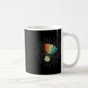 Bunte Badminton-Athleten Männer Frauen Kinder Fede Kaffeetasse