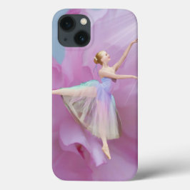 Bunte Ballerina in Arabeske-Position Case-Mate iPhone Hülle