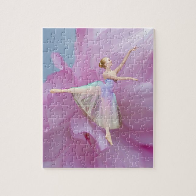 Bunte Ballerina in der Arabeske kundengerecht (Vertikal)