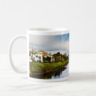 Bunte Ballona Lagune Kaffeetasse