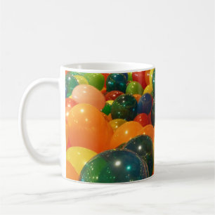 Bunte Ballons Party Design Kaffeetasse