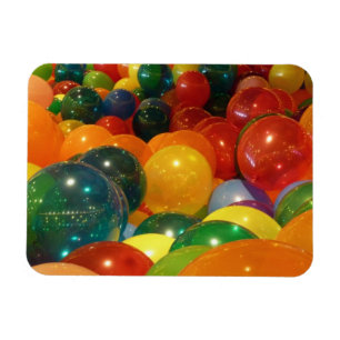 Bunte Ballons Party Design Magnet