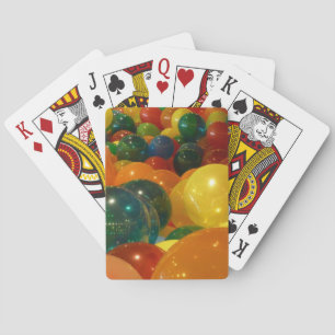Bunte Ballons Party Design Spielkarten
