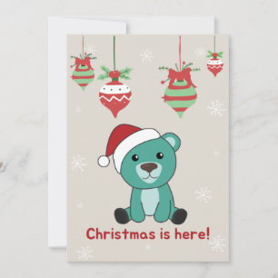 Bunte Bären Frohe Weihnachten Wintertiere Bär