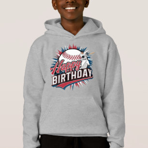 Bunte Baseball-Geburt Hoodie