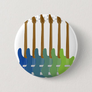 Bunte Bass-Gitarren Button
