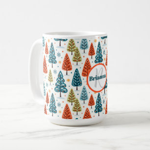 Bunte Bäume Kaffeetasse