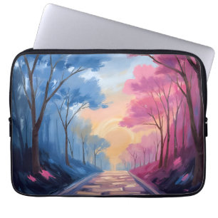 Bunte Bäume Laptopschutzhülle
