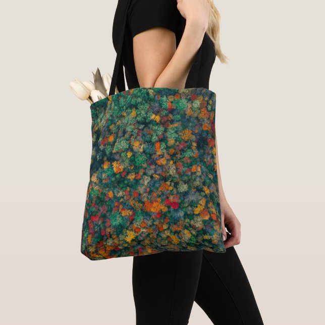 Bunte Baumkronen Tasche (Von Nahem)