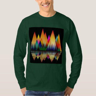 BUNTE BERGE FORMEN NATUR WALD T-Shirt
