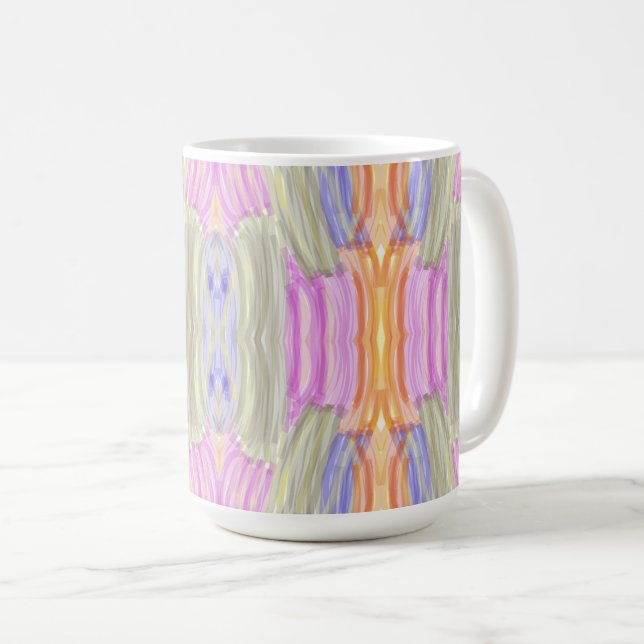 Bunte Blätter Kaffeetasse (VorderseiteRechts)
