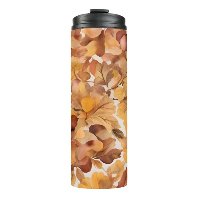 Bunte Blattfarben Thermosbecher (Vorderseite)