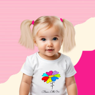 Bunte Blume Baby Strampler
