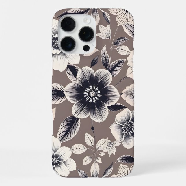 Bunte Blume iPhone 16 Pro Max Hülle (Rückseite)