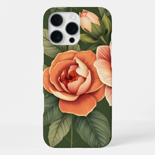 Bunte Blume iPhone 16 Pro Max Hülle (Rückseite)
