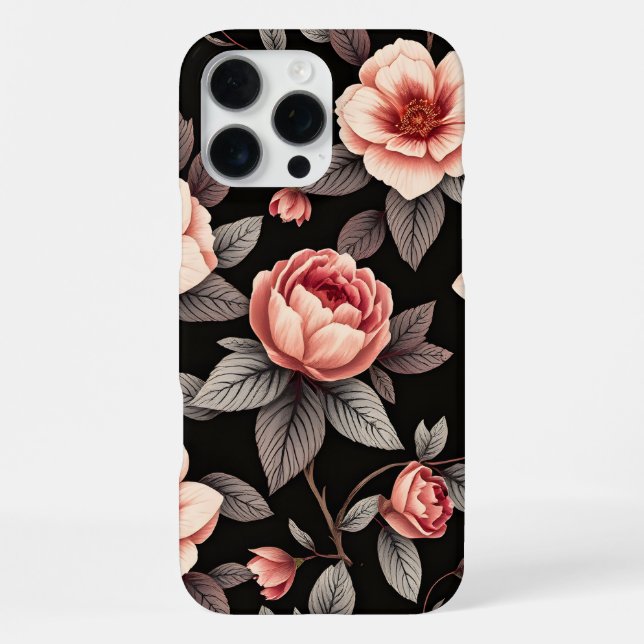Bunte Blume iPhone 16 Pro Max Hülle (Rückseite)
