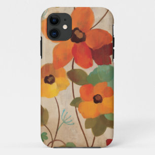 Bunte Blumen auf einem weg weißen Hintergrund Case-Mate iPhone Hülle