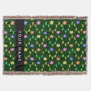 Bunte Blumen, Grüner Hintergrund, Schwarz Decke