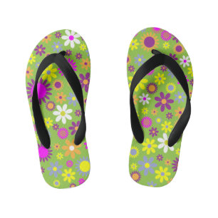 Bunte Blumen-Kinder-Flipsflops Kinderbadesandalen