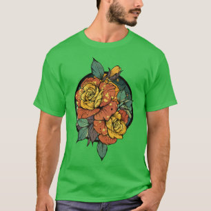 Bunte Blumen T-Shirt