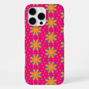 bunte Blumenkreisformen iPhone 16 Pro Max Hülle