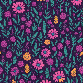 Bunte Blumenmuster-Leggings – Lebendige Botanik Leggings