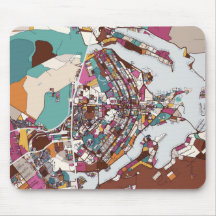 Bunte Brasilien-Karte