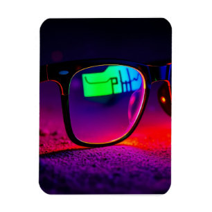 Bunte Brillen Magnet
