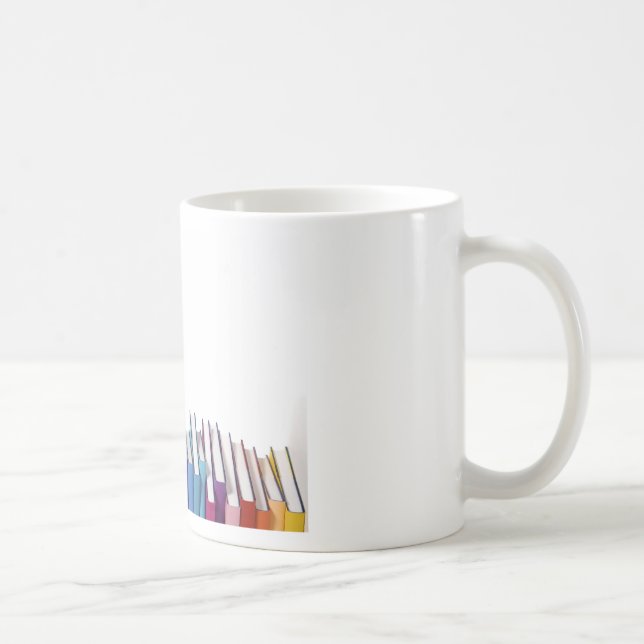 Bunte Bücher Kaffeetasse (Rechts)