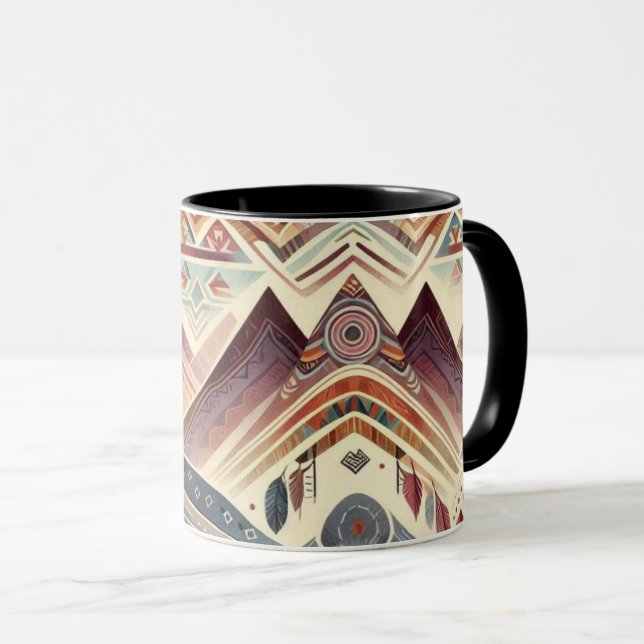 Bunte Canyons Tasse (VorderseiteRechts)