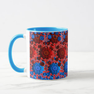 bunte Combo-Tasse, 3D-Tasse für digitales Design,  Tasse