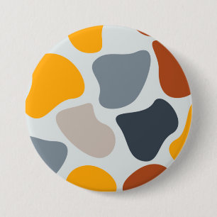 Bunte, coole, trendige, moderne organische Geometr Button