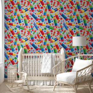 Bunte Crayons Tapete