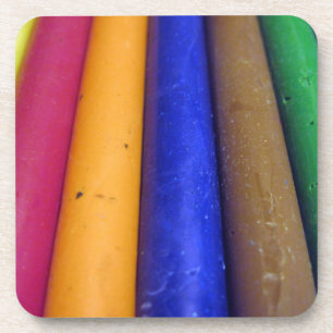 Bunte Crayons Untersetzer