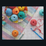 bunte Crochet Craft Thread Yarn-Arbeit Puzzle<br><div class="desc">Dieses witzige Puzzle-Thema enthält bunte Garnbälle mit Häkelhaken #crochet #crafter #crafting #garns #thread #creative #thread #handmade #Liebe #needlework #girly #feminine #jigsaw #puzzle #jigsawpuzzle #gifts #fun #stockingstopffers #games #games</div>
