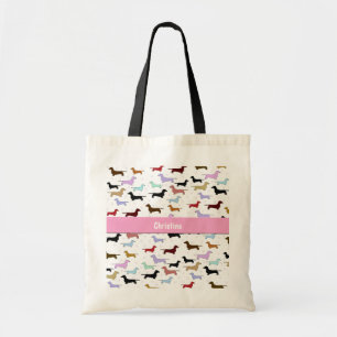 Bunte Dackel-Taschen-Tasche Tragetasche