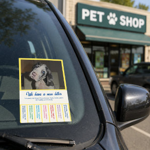 Bunte Dänische Welpen verkaufen Post-it Klebezettel