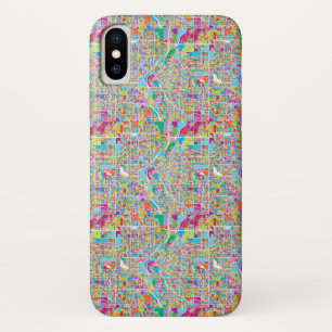 Bunte Denver-Karte Case-Mate iPhone Hülle