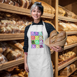 Bunte Deutsche Schäferhund-Hund Pop Art Lange Schürze