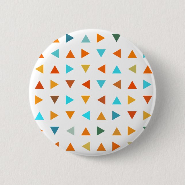 Bunte Dreiecke Button (Vorderseite)