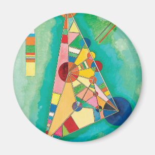 Bunte Dreiecke durch Wassily Kandinsky Magnet